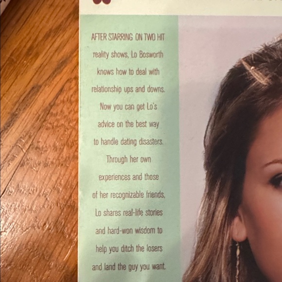 Lo bosworth the low down the hills mtv book dating self help - Picture 3 of 3